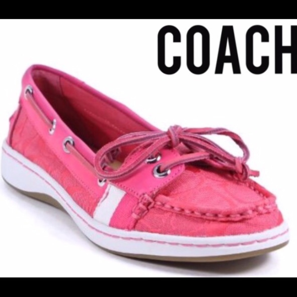 Coach Rainey Signature Boat Shoe